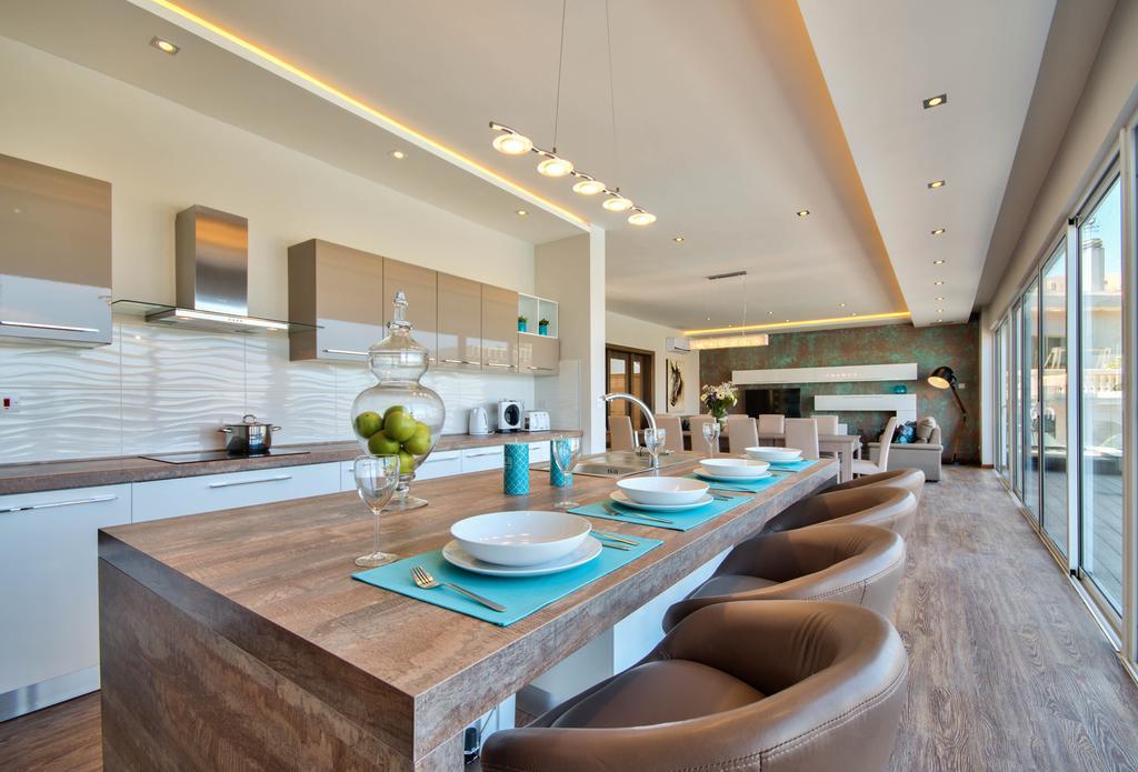 Villa Gaia - Sunset Views, Indoor Heated Pool, Sauna And Games Room Mellieħa Εξωτερικό φωτογραφία