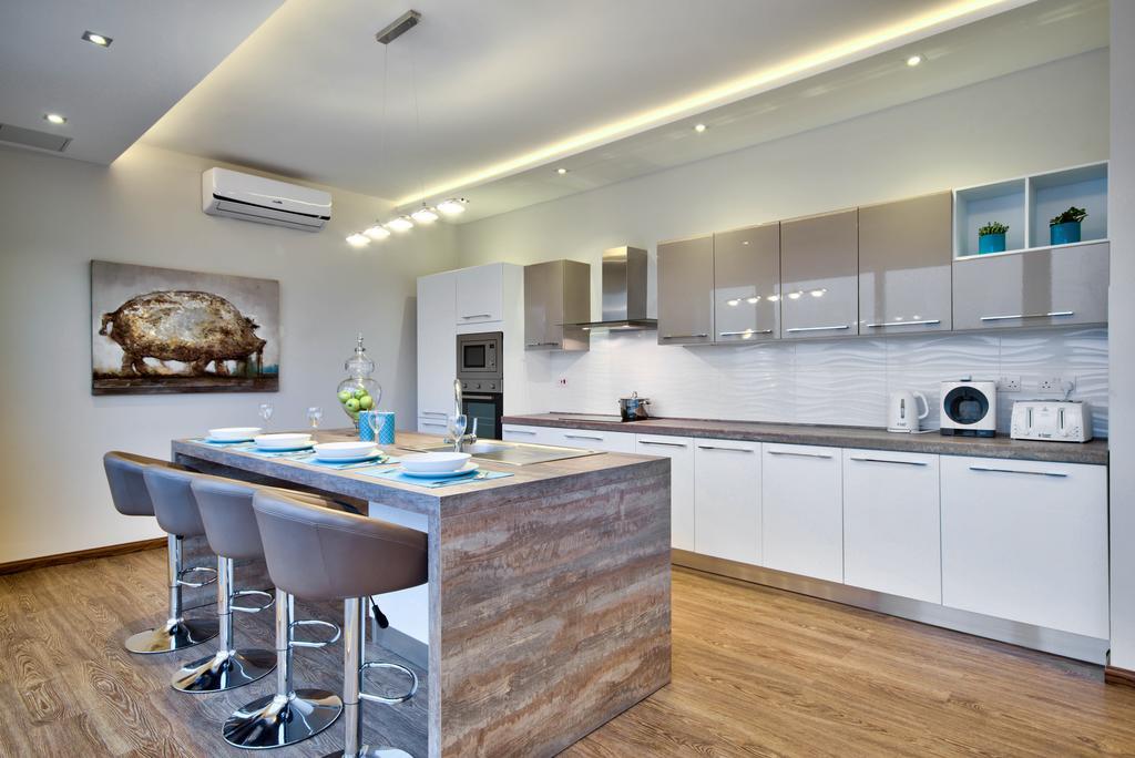 Villa Gaia - Sunset Views, Indoor Heated Pool, Sauna And Games Room Mellieħa Εξωτερικό φωτογραφία