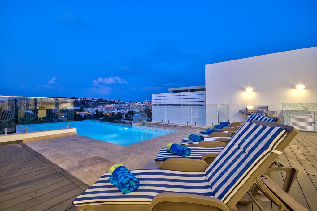 Villa Gaia - Sunset Views, Indoor Heated Pool, Sauna And Games Room Mellieħa Εξωτερικό φωτογραφία